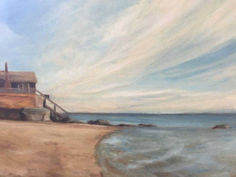 looking east, provincetown 24 x 18